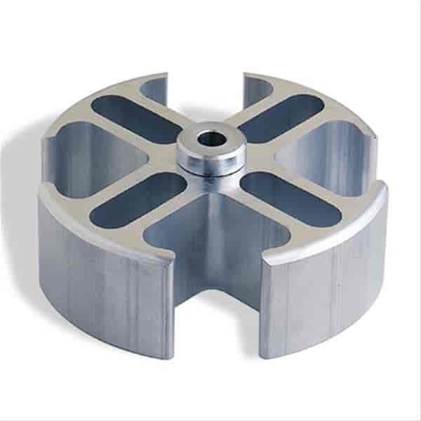 2" Aluminum Fan Spacer Female Pilot Diameter: 5/8"