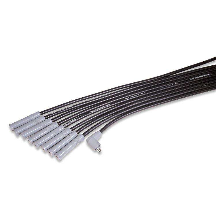 126741 Universal 8.5 mm Spark Plug Wire Set with Straight Spark Plug Boots [Cut-to-Length]