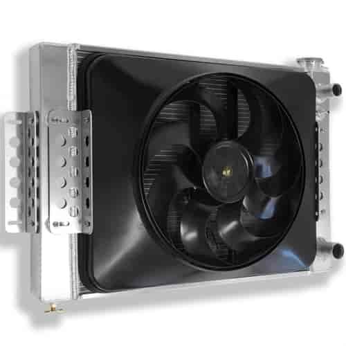 Extruded Core Aluminum Radiator with Electric Fan System