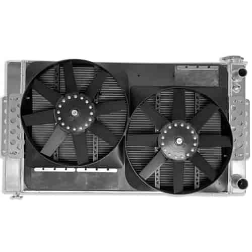 Extruded Core Aluminum Radiator with Electric Fan System