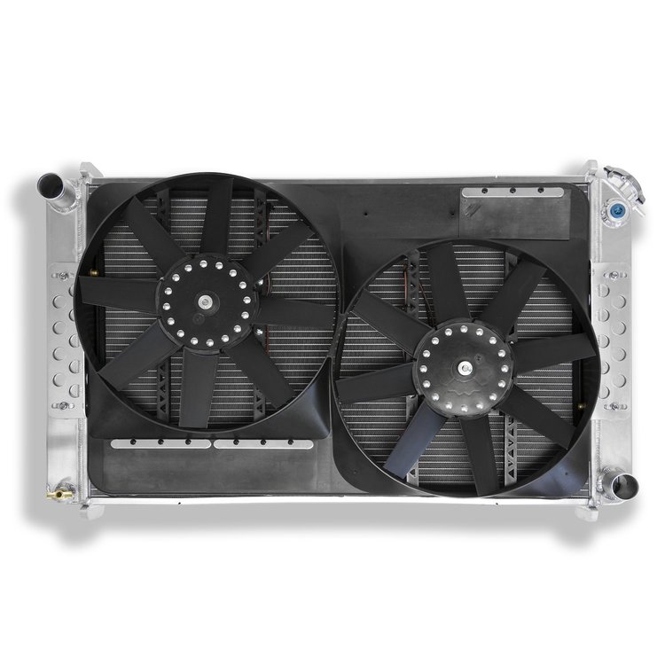 Extruded Core Aluminum Radiator with Electric Fan System