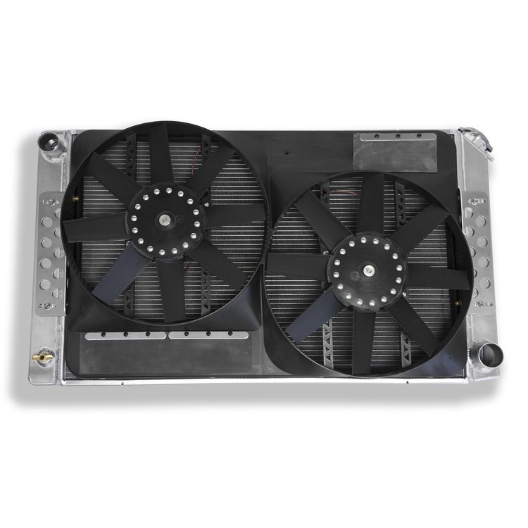 Extruded Core Aluminum Radiator with Electric Fan System