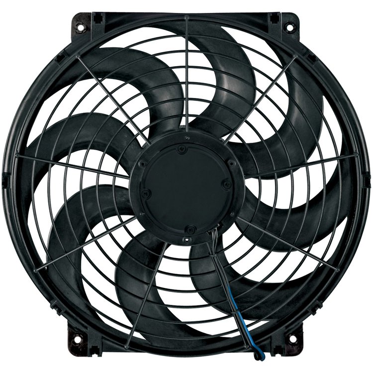16" Diameter S-Blade Trimline Electric Fan Max. RPM: 2190