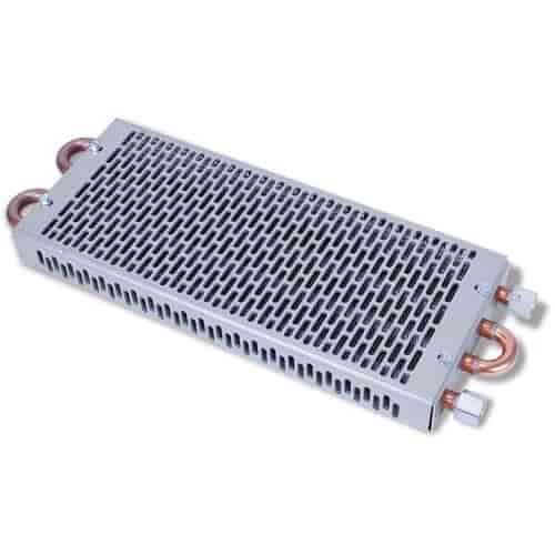Heavy Duty Transmission Cooler With Guard 1/2" Female NPT Fittings
