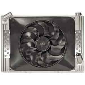 Direct Fit Aluminum Radiator & Electric Fan 1968-82 Chevy Corvette C3