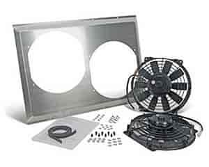 Dual Fan Combo 10" Fans: 2100+ cfm