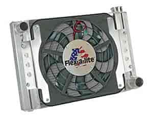 Radiator/Fan Combo Slim Profile 15 core 1 1/4 inlet w/ #113 fan & control