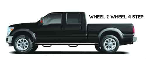 Step Systems Nerf Step Textured Black Wheel 2 Wheel 2 Steps per side Sold as a pair Main Bar runs full length between wheels