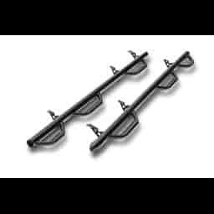 Step Systems; Nerf Step; Textured Black; Bed Access; 2 Steps per side Rear Step Bed Access Sold as a