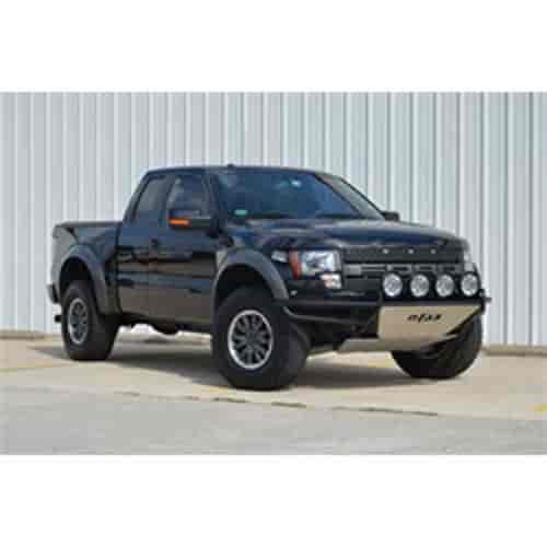 Front Bumper Replacement w/Skid Plate Textured Black
