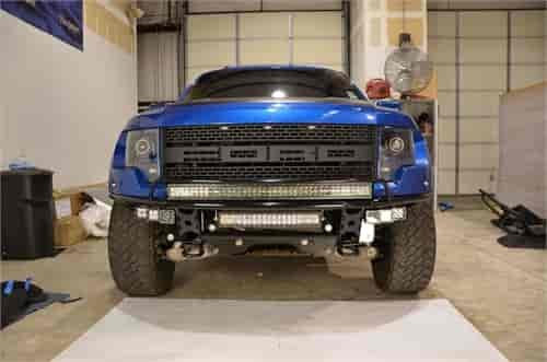 Bumpers; RDS Front Bumper; Gloss Black; RDB Upper only with Radius Mount no skid plate; Upper mount