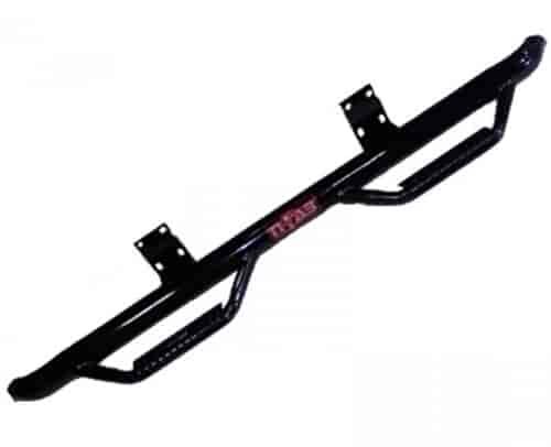 Step Systems Nerf Step Textured Black Wheel 2 Wheel 2 Steps per side Sold as a pair Main Bar runs full length between wheels