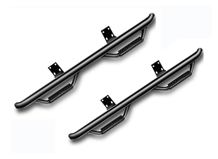 Cab Length Nerf Steps Fits Select Late-Model Ford Bronco 4-Door [Textured]