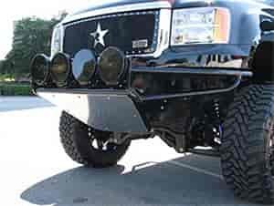 Front Bumper Replacement w/Skid Plate Textured Black