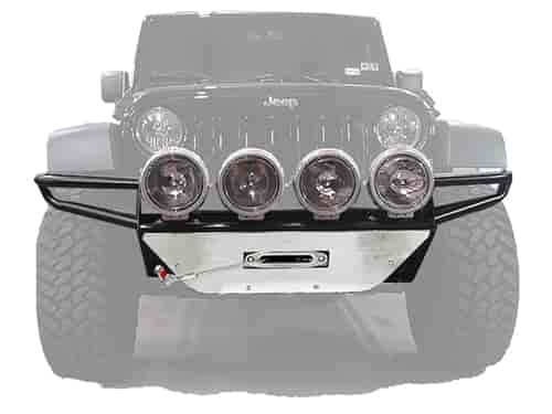 Bumpers / Jeep Gear; RSP Winch Front Bumper; Textured Black; Multi-Mount System MMS ; Multi Mount Ta