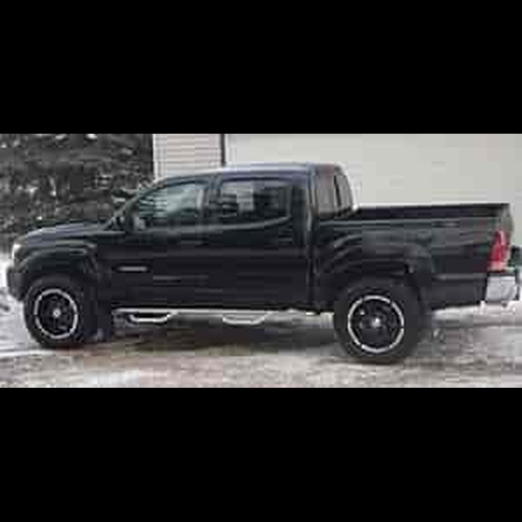 Stainless Steel Nerf Steps 2005-2014 Tacoma Pickup Crew Cab