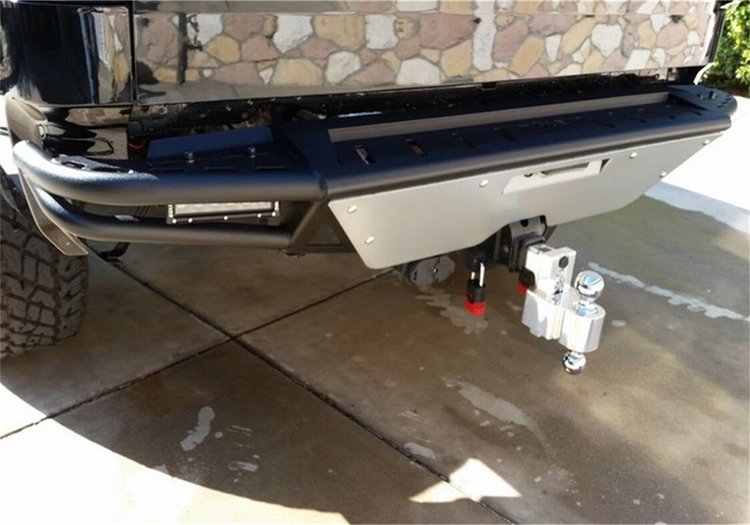 T07RBS-H-TX RBS Rear Bumper-07-13 Tundra w/Factory Hitch-TX Blk