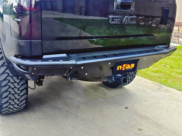T07RBS-H RBS Rear Bumper-07-13 Tundra w/Factory Hitch-Gloss Blk