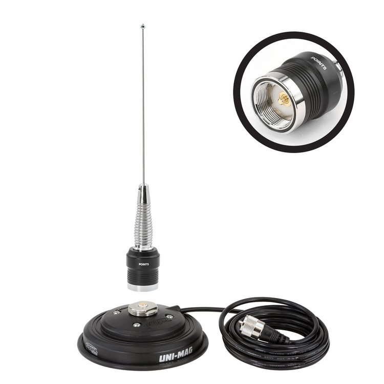 ANT-SPARE-MAG-KIT-U GMRS / UHF No Ground Plane (NGP) Whip Antenna Kit, w/ Magnetic Mount