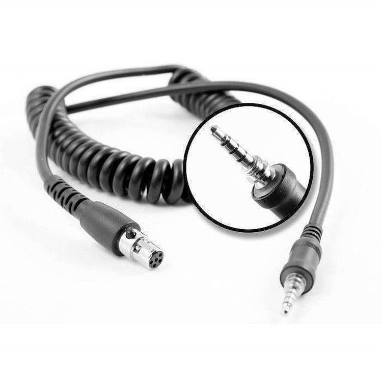 CC-HX St&ard Horizon HX-Series Handheld Radio - Headset Coil Cord