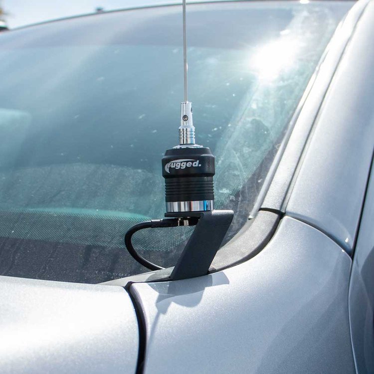 MT-ANT-FENDER-B A-Pillar Antenna Mount, Fits Ford F-Series, Chevy Silverado, Dodge Ram, Passenger Side
