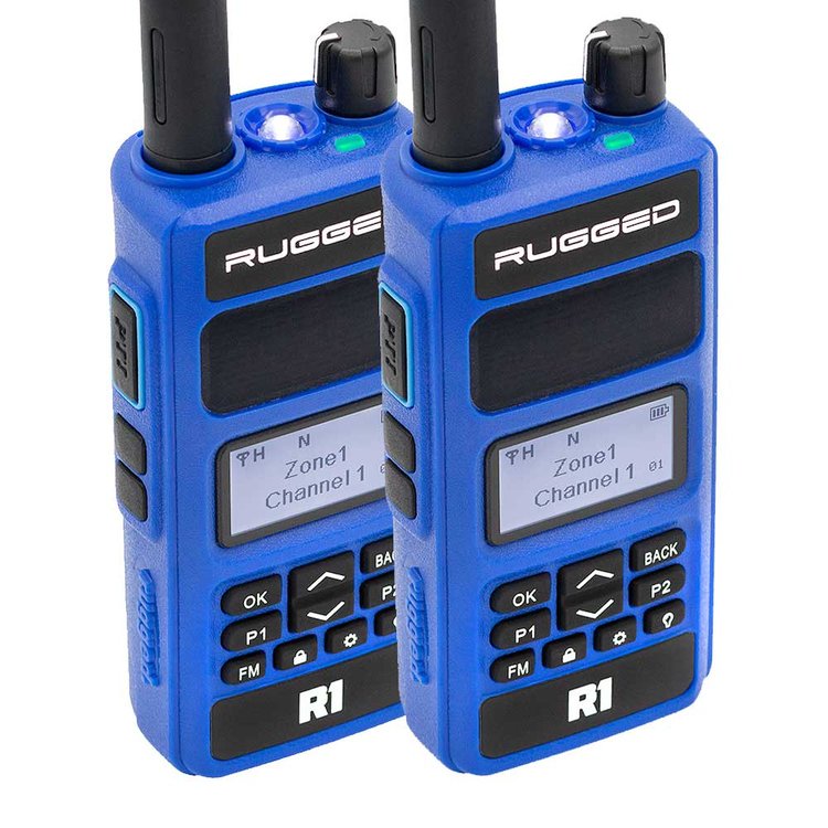 R1-2-PACK R1 Business B& Digital Analog Handheld Radios