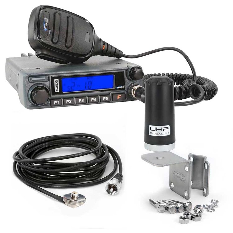 RKL-GMR45 GMR45 GMRS B& Mobile Radio Kit Lite, w/ Stealth Antenna