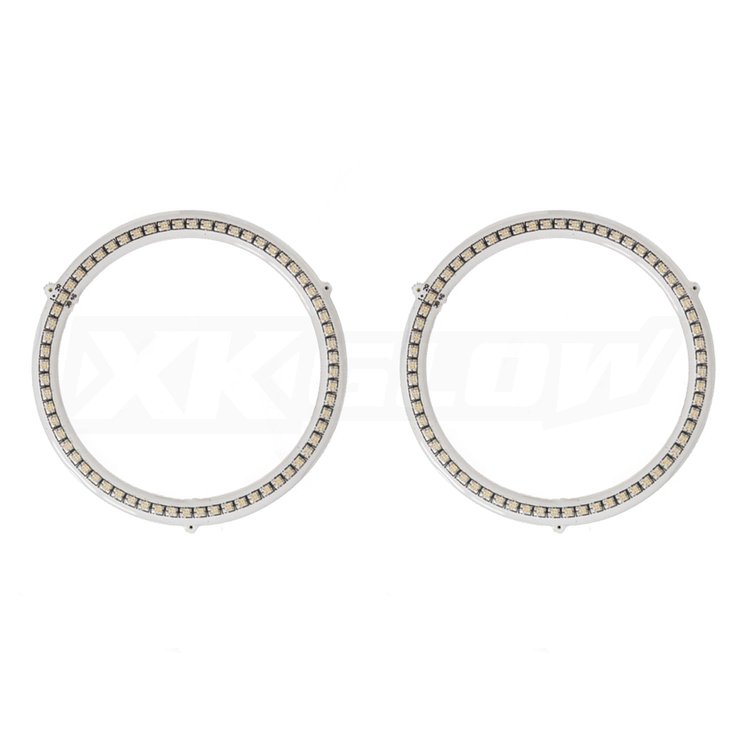 XK042008-NC-90 2 x 90 mm RGB Switchback Halo Add-on Upgrade Kit, Universal Fit