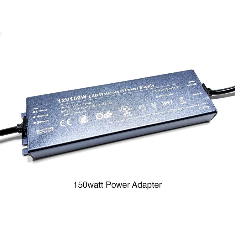 XK-POWER-150 Waterproof AC Power Adapter, 150 Watt, Universal Fit