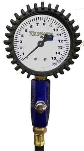 2.5" Deluxe Tire Gauge 15 psi