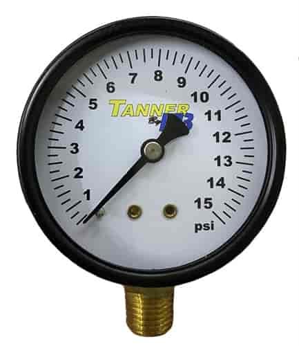 2.5" Deluxe Tire Gauge Head 15 psi