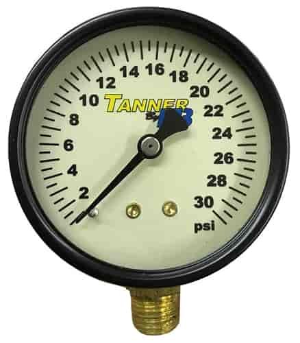 2.5" Glow-in-the-Dark Tire Gauge Head 30 psi