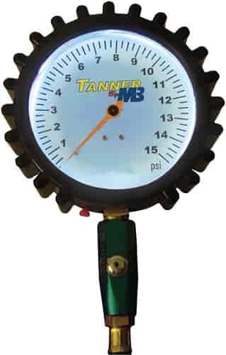 Night Bright Tire Gauge 15 psi