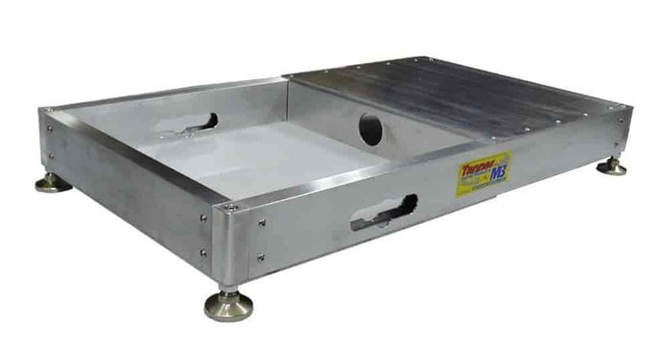 Roll-Back Trays Steel feet
