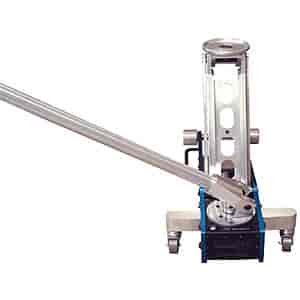 1-Ton Floor Jack Height: 3-1/2" to 21" (16 pumps to max height)