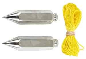Plumb Bob & String (2) Plumb Bobs