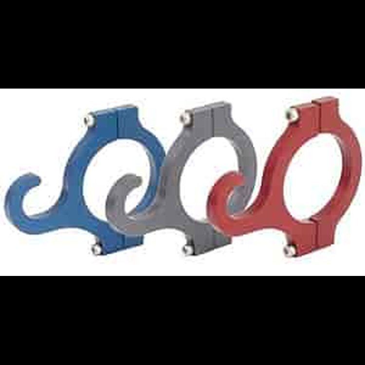 Clamp On Helmet Hook Red