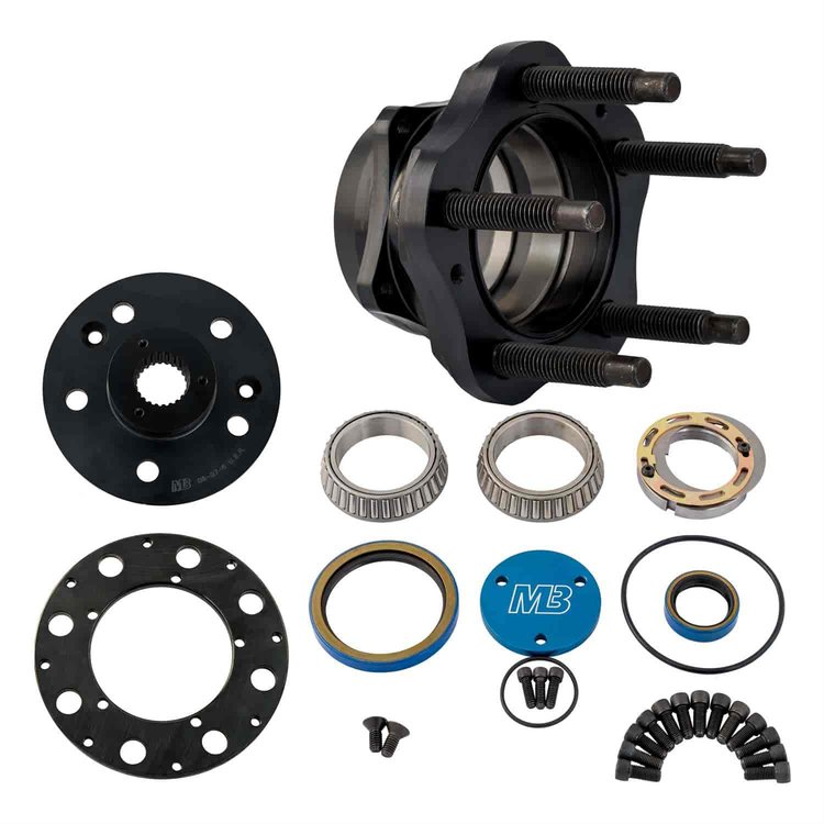 Complete 5 x 5-1/2 Rear Hub Kit Left