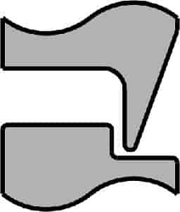 Flange Roll Set - Keyed 1/4" Flange