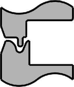 Elbow Edge Roll Set - Keyed Steel