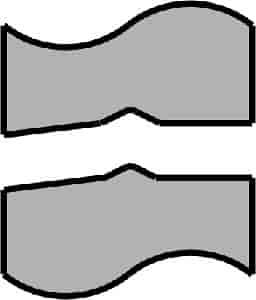 Duct Work "V" Groove Roll Set - Keyed Steel