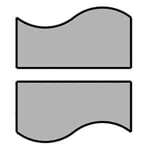 Blank High Throat Roll Set Non-Machined