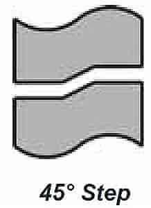 High Throat Step Roll Set 45° Step