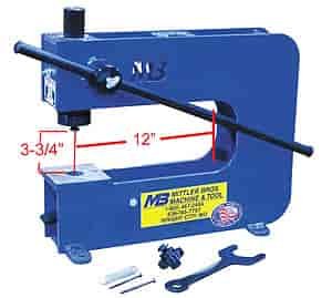 Manual 3-Ton Bench Press Throat Depth: 12"