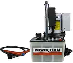 Electric Hydraulic Pump & Hose Kit Includes fitting, 6' hose, and 10' operator cord