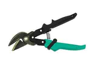 High Capacity Offset Snips Green Handle