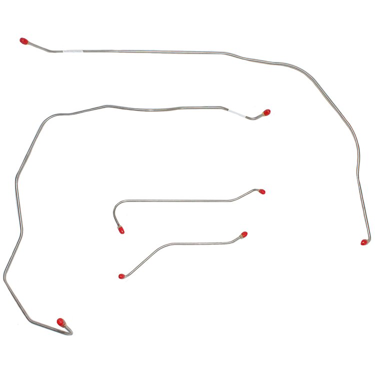Front Brake Line Kit for 1955 Chevy Bel Air [Galfan-Coated Steel]