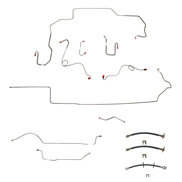 Complete Brake Line and Hose Kit for 1969-1970 Plymouth Belvedere, Dodge Satellite, Dodge Coronet, Dodge Charger, Dodge GTX