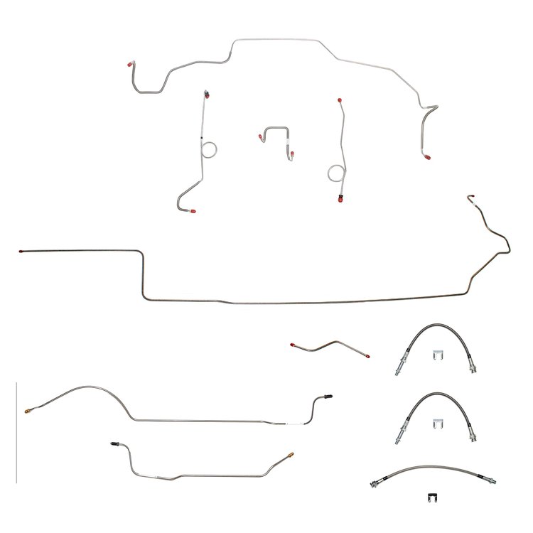 Complete Brake Line and Hose Kit for 1970 Plymouth Belvedere, Dodge Satellite, Dodge Coronet, Dodge Charger, Dodge GTX, Dodge