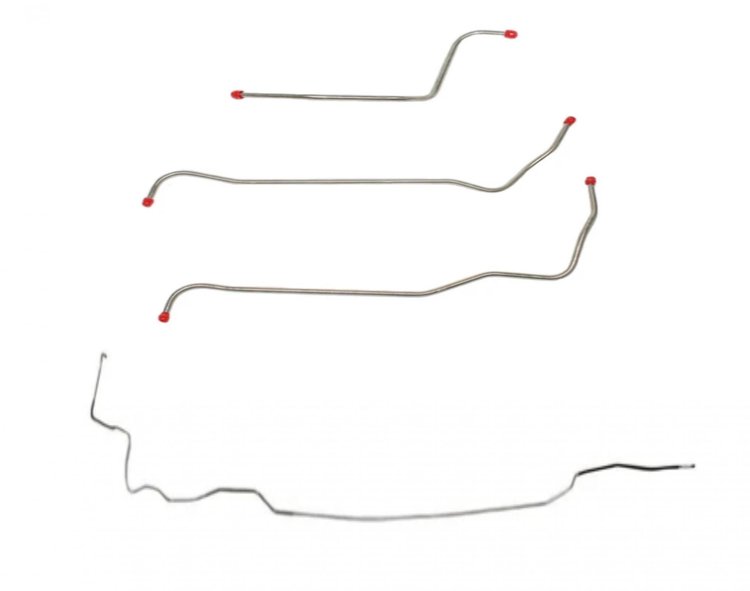 Fuel Vapor Line Set for 1970 Chevrolet Chevelle - Hardtop 4pc Kit [Galfan-Coated Steel]